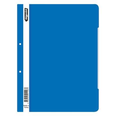 Bigpoint Telli Dosya, 50'li Paket, Kalın Kapaklı, A4, Metal Tel, Mavi - 2