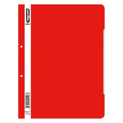 Bigpoint Telli Dosya, 50'li Paket, Standart, A4, Metal Tel, Kırmızı - 1