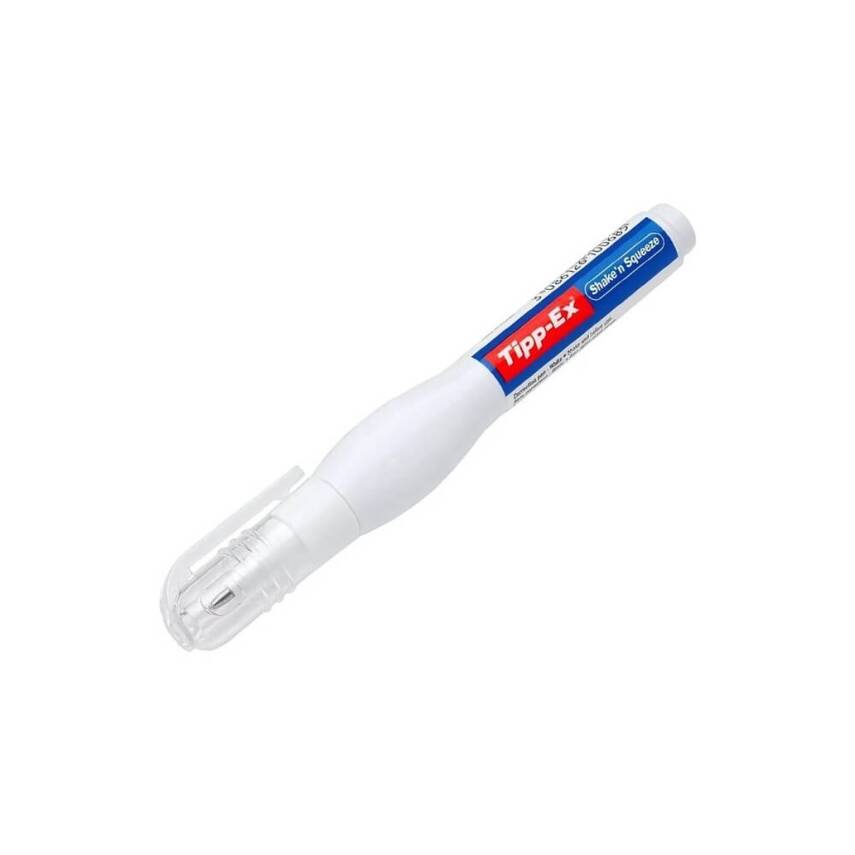 Tipp-Ex Shake & Squeeze Sıvı Silici, Kalem Tipi, 8 ml, Beyaz - 1