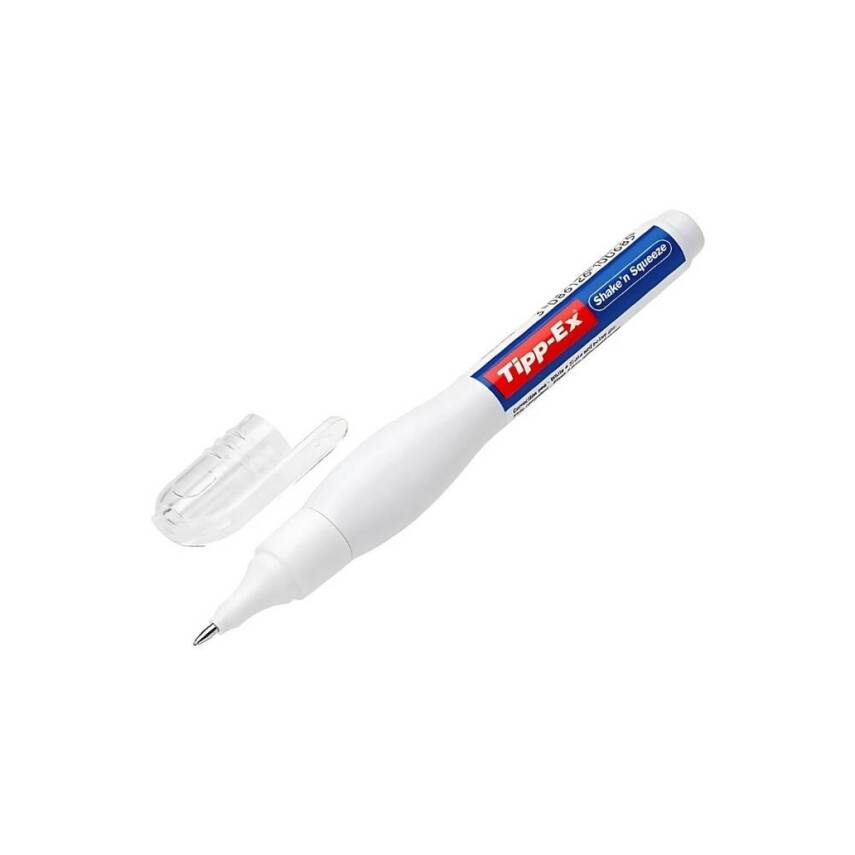 Tipp-Ex Shake & Squeeze Sıvı Silici, Kalem Tipi, 8 ml, Beyaz - 2