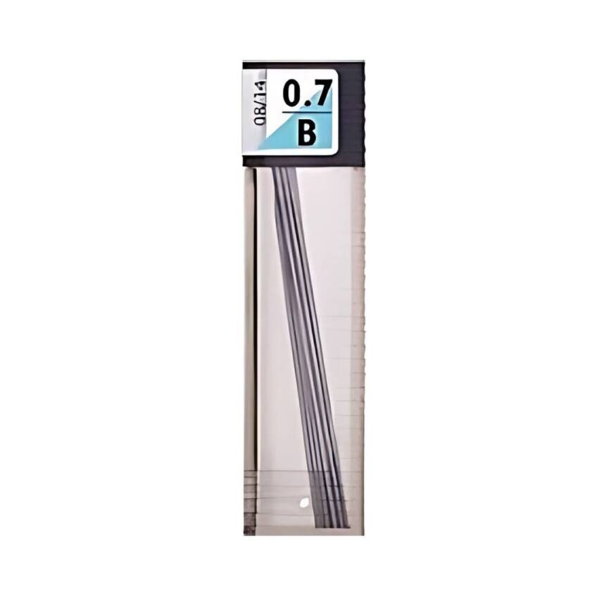 Tombow Min Mono Leaf 0.7mm HB Kalem Ucu, 12 Uçlu, Dayanıklı, Siyah - 1