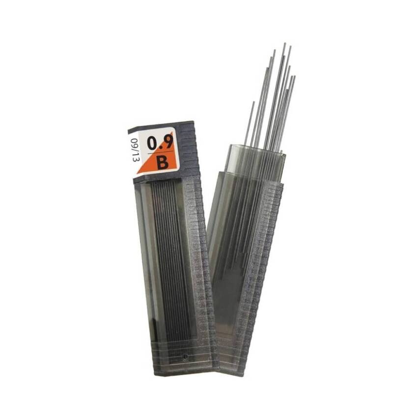 Tombow Min Mono Leaf 0.9mm HB Kalem Ucu, 12 Uçlu, Dayanıklı, Siyah - 4