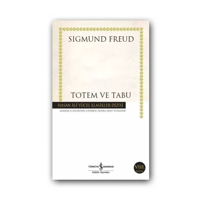 Totem ve Tabu, Sıgmund Freud, Edebiyat, Psikanaliz, Karton Kapak - 1
