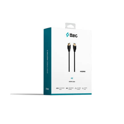Ttec 4K HDMI 2.0 Kablo, Altın Kaplama, HDR Destekli, 1.5 Metre - 4