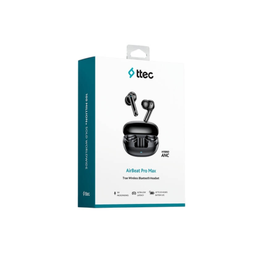 Ttec AirBeat Pro Max Kablosuz Kulaklık, Aktif Gürültü Engelleme, TWS - 7