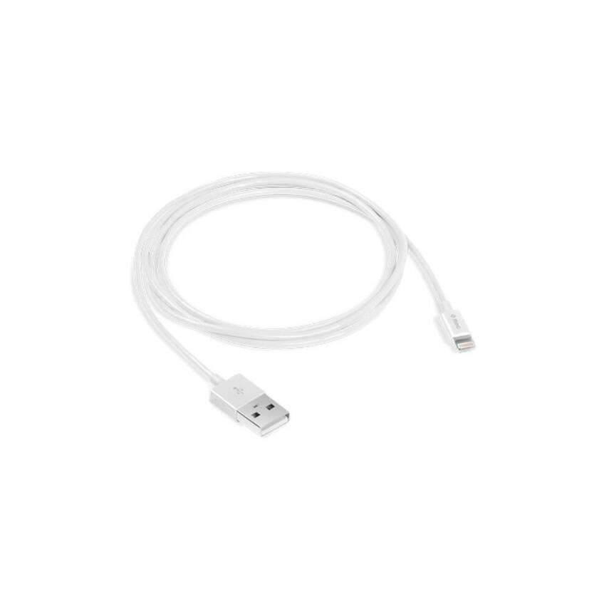 Ttec AlumiCable, Şarj Kablosu, USB-A - Lightning, 1 m, Beyaz - 3