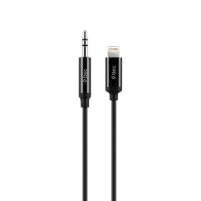 Ttec Aux Ses Kablosu, Lightning, 1 m, 3.5 mm Konnektör, Siyah - TTEC