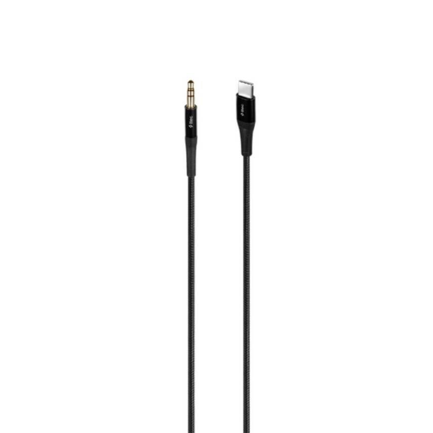 Ttec Aux Ses Kablosu, USB-C, 1 m, 3.5 mm Konnektör Bağlantı, Siyah - 1