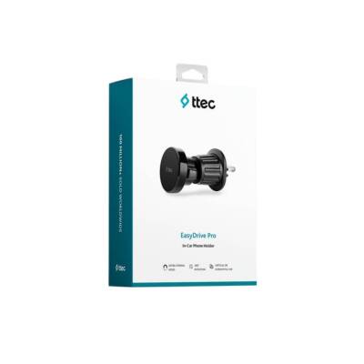 Ttec EasyDrive Pro Araç İçi Telefon Tutucu, Dönebilen Başlık, Siyah - 5