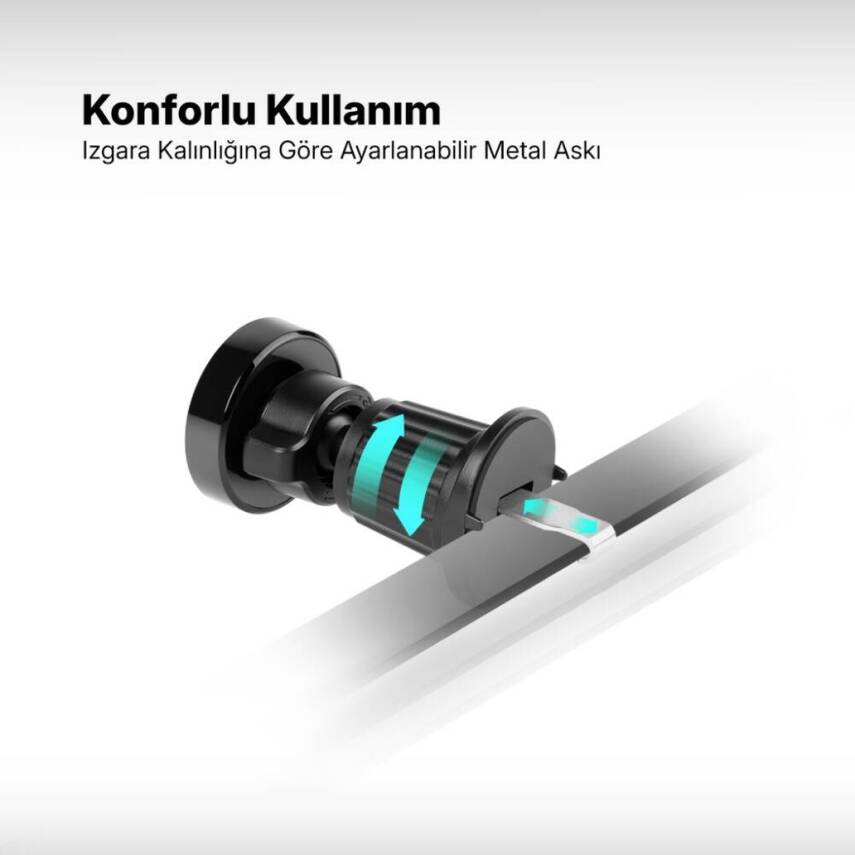 Ttec EasyDrive Pro Araç İçi Telefon Tutucu, Dönebilen Başlık, Siyah - 8