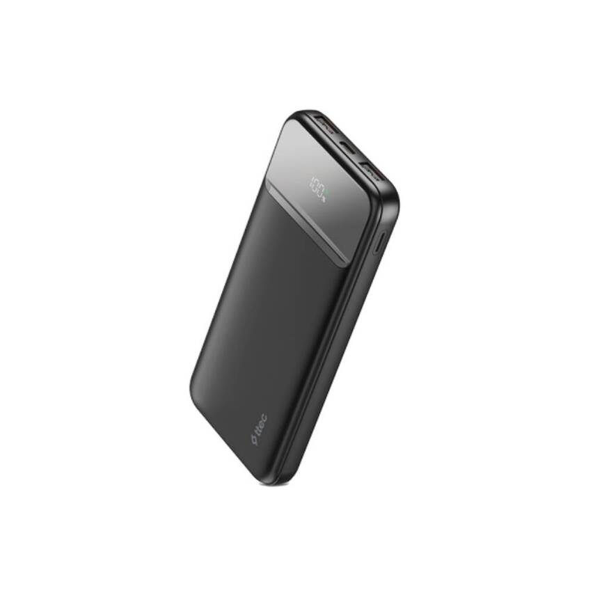 Ttec ReCharger Taşınabilir Şarj Aleti, 10.000mAh Powerbank, 20W, Siyah - 1