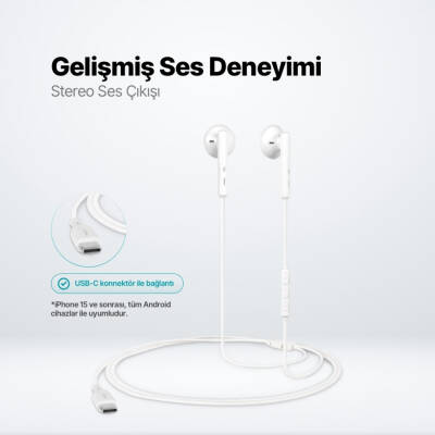 Ttec Rio 2 Kulakiçi Kulaklık, USB-C, Stereo Mikrofonlu, Siyah - 5