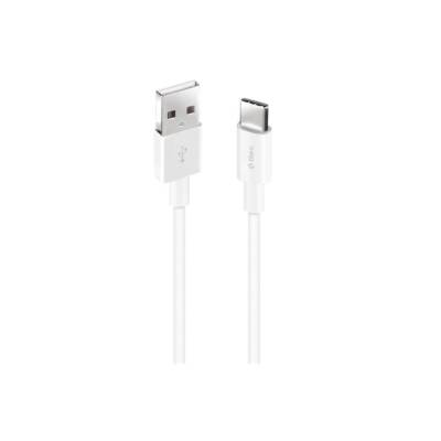 Ttec Şarj Kablosu, 1.2 m, USB-A - USB-C, Beyaz - TTEC