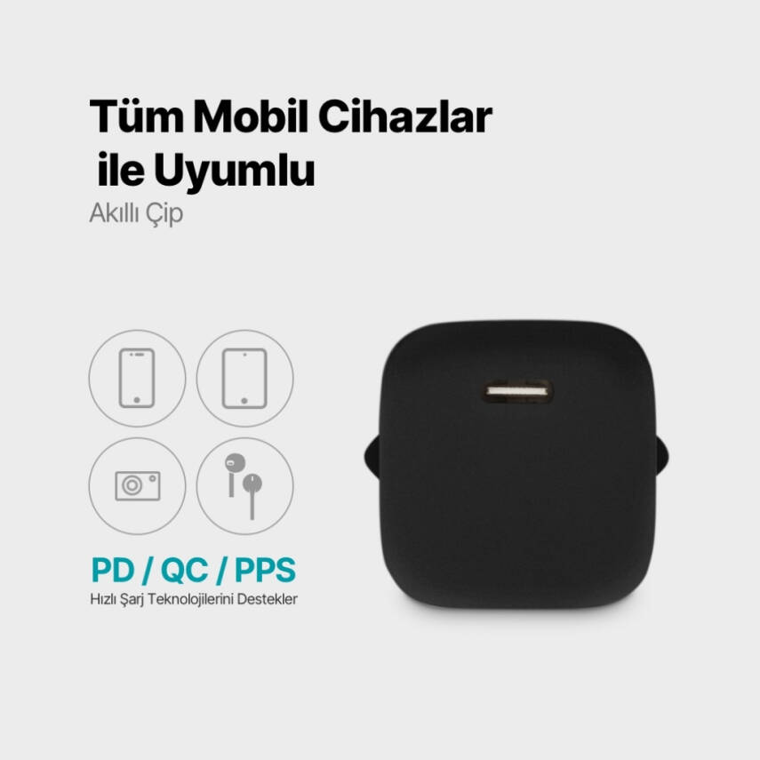 Ttec SmartCharger GAN Hızlı Şarj Aleti, USB-C, 30W PD - 8