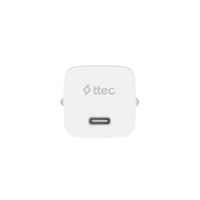 Ttec SmartCharger Hızlı Şarj Aleti + USB-C - Linghtning Kablo, Beyaz - 4