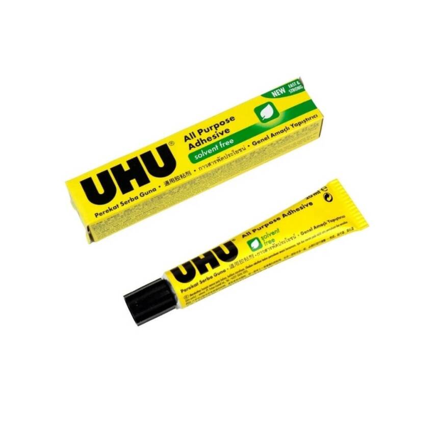 Uhu Genel Amaçlı Sıvı Yapıştırıcı, 33 ml, Şeffaf, Solvent İçermez - 3