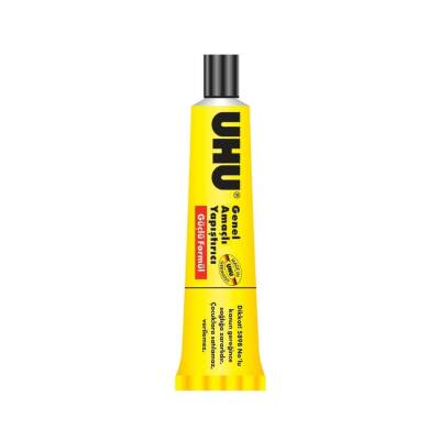 UHU Genel Amaçlı Sıvı Yapıştırıcı, 90gr, Şeffaf, Hızlı, Kalıcı Yapışma - UHU