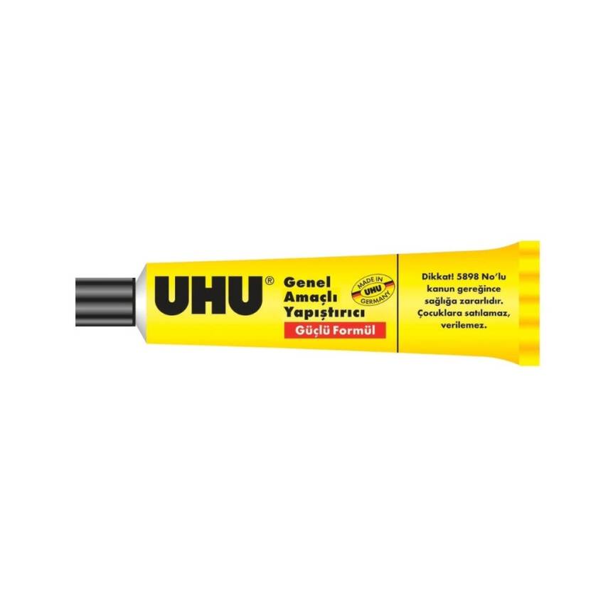 UHU Genel Amaçlı Sıvı Yapıştırıcı, 90gr, Şeffaf, Hızlı, Kalıcı Yapışma - 3