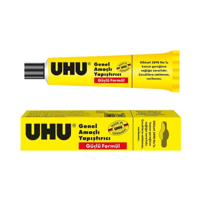 UHU Genel Amaçlı Sıvı Yapıştırıcı, 90gr, Şeffaf, Hızlı, Kalıcı Yapışma - 4