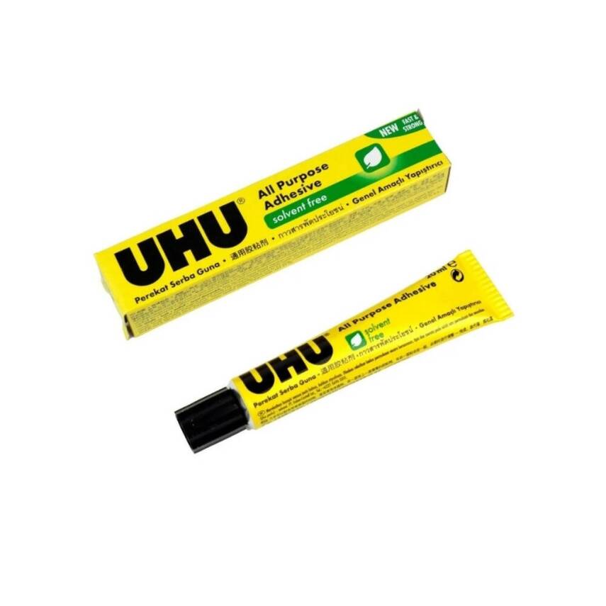 Uhu Genel Amaçlı Sıvı Yapıştırıcı, 20 ml, Şeffaf, Solvent İçermez - 4