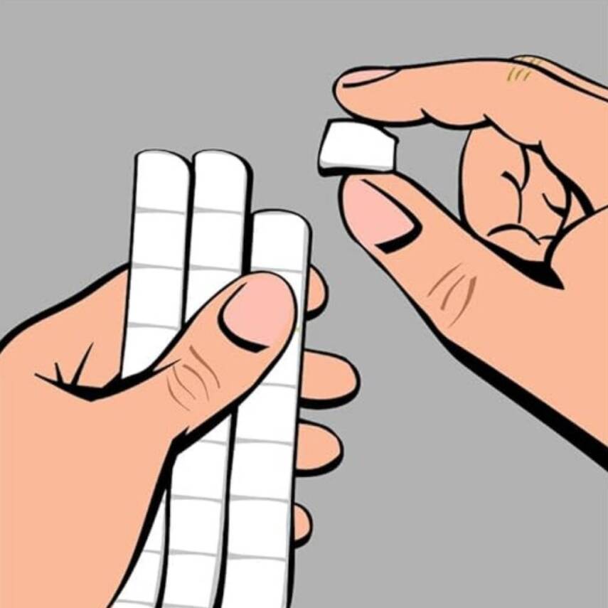 UHU Patafix PROPower Yapışkan Pedler, 21 Adet, Yeniden Kullanılabilir - 4