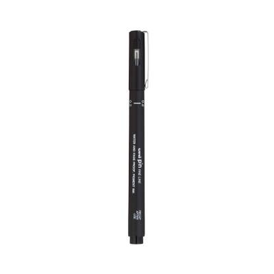UNİ Pin 200 Teknik Çizim Kalemi, 0.2 mm Uç, Dayanıklı Mürekkep, Siyah - UNİ