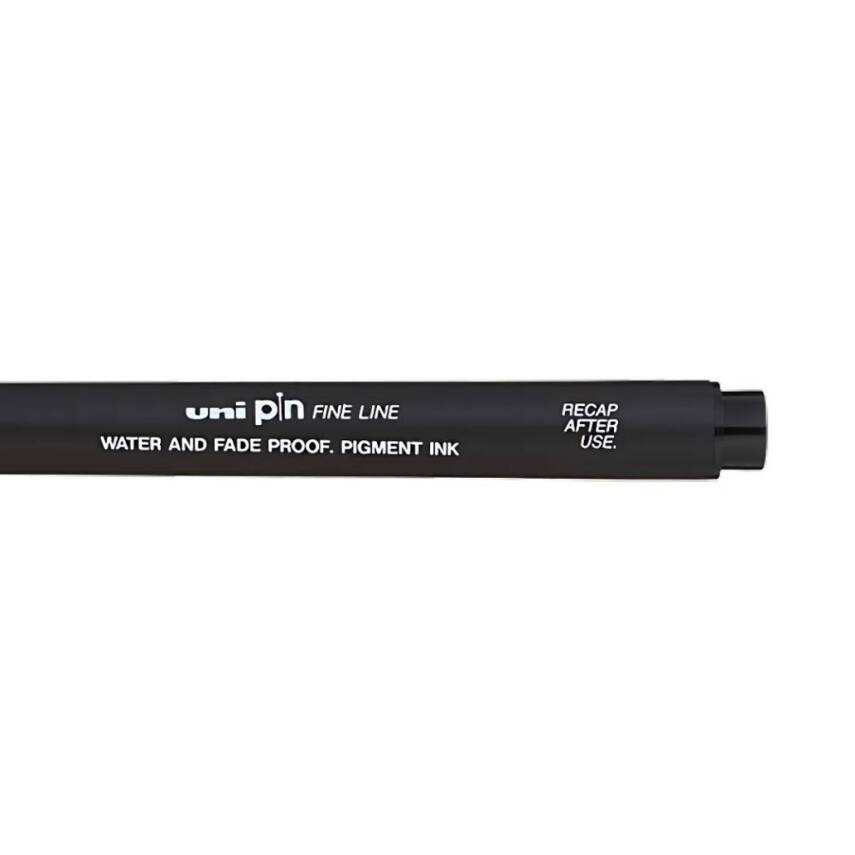 UNİ Pin 200 Teknik Çizim Kalemi, 0.2 mm Uç, Dayanıklı Mürekkep, Siyah - 3