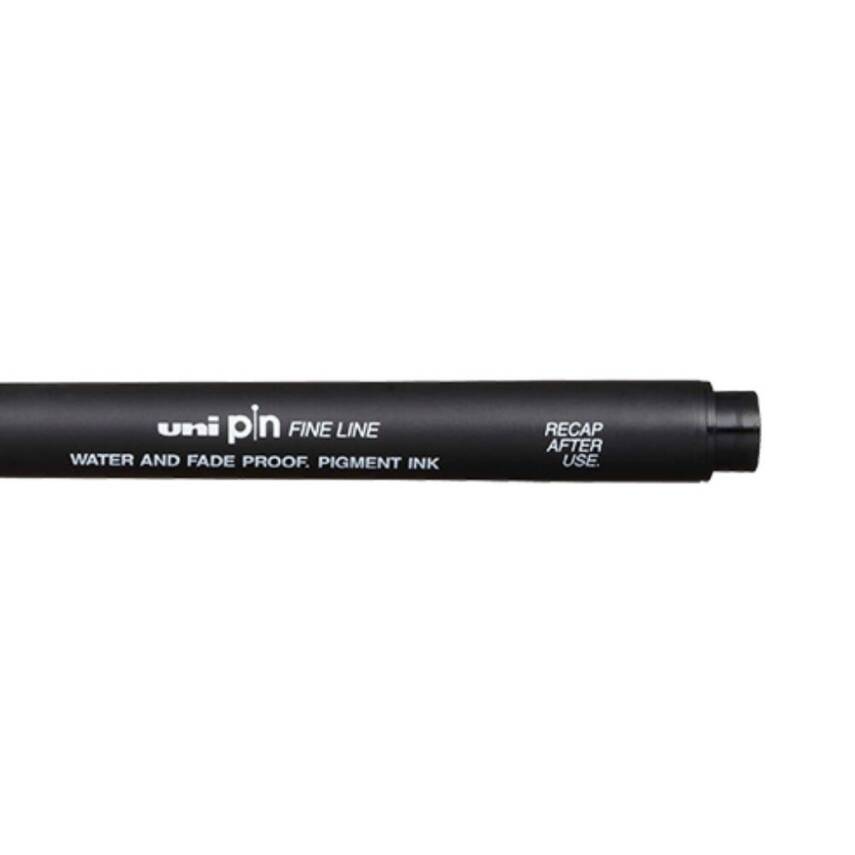 UNİ Pin 200 Teknik Çizim Kalemi, 0.6 mm Uç, Dayanıklı Mürekkep, Siyah - 3