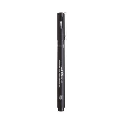 UNİ Pin 200 Teknik Çizim Kalemi, 0.9 mm Uç, Dayanıklı Mürekkep, Siyah - UNİ