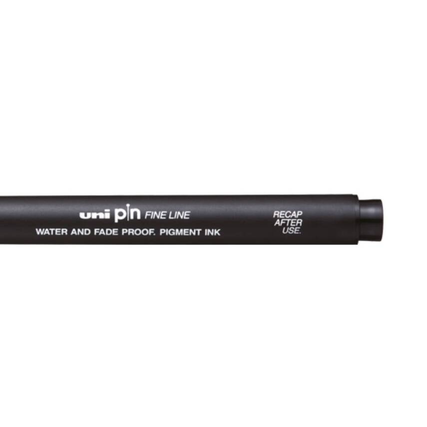 UNİ Pin 200 Teknik Çizim Kalemi, 0.9 mm Uç, Dayanıklı Mürekkep, Siyah - 3