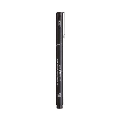 UNİ Pin 200 Teknik Çizim Kalemi, 1.0 mm Uç, Dayanıklı Mürekkep, Siyah - UNİ