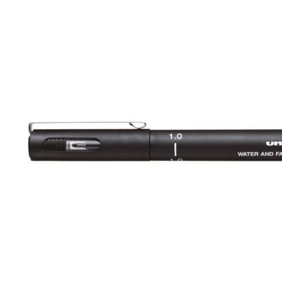 UNİ Pin 200 Teknik Çizim Kalemi, 1.0 mm Uç, Dayanıklı Mürekkep, Siyah - 2