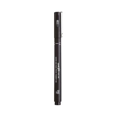 UNİ Pin 200 Teknik Çizim Kalemi, 1.2 mm Uç, Dayanıklı Mürekkep, Siyah - UNİ