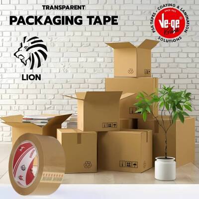 Ve-Ge Aslan Koli Bandı, 48 Adet, 45 mm x 100 m, Kahverengi, Hotmelt - 5