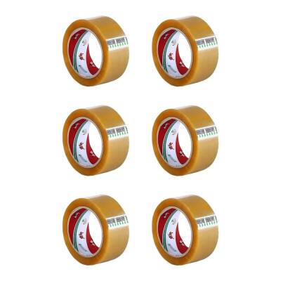 Ve-Ge Aslan Koli Bandı, 6 Adet, 45 mm x 100 m, Kahverengi, Hotmelt - 2