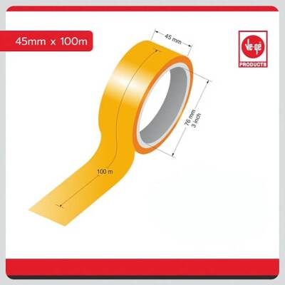 Ve-Ge Aslan Koli Bandı, 6 Adet, 45 mm x 100 m, Kahverengi, Hotmelt - 5