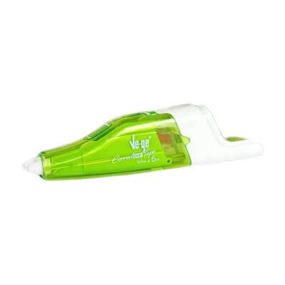 Ve-Ge Şerit Silici Correction Tape, 5 mm x 6 m, Şeffaf Bant, Pratik - 3