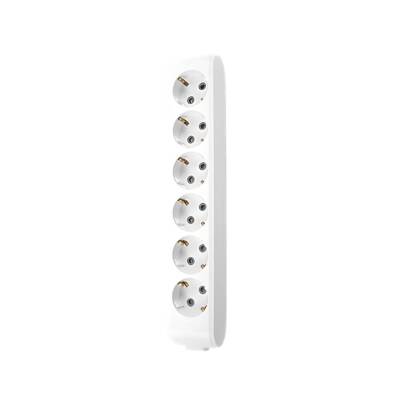 Viko Altılı Çoklu Priz, Topraklı,Çocuk Korumalı, Kablosuz, 6lı, Beyaz - 1