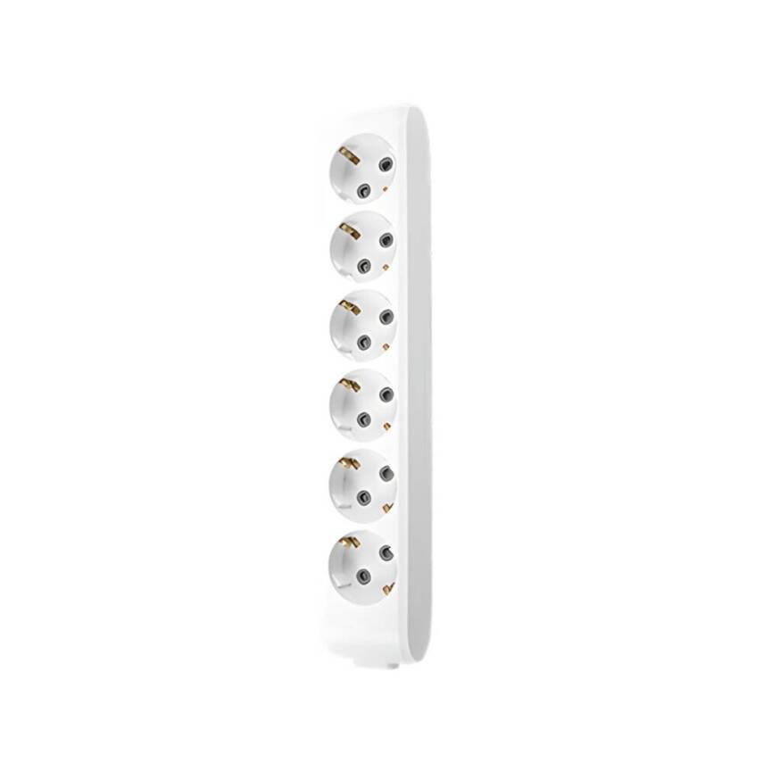 Viko Altılı Çoklu Priz, Topraklı,Çocuk Korumalı, Kablosuz, 6lı, Beyaz - 1