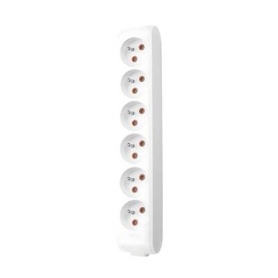 Viko Altılı Çoklu Priz, UPS Topraklı, Çocuk Korumalı, Kablosuz, Beyaz - Viko