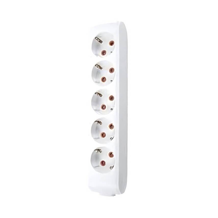 Viko Beşli Çoklu Priz, Topraklı, Çocuk Korumalı, Kablosuz, 5li, Beyaz - 1