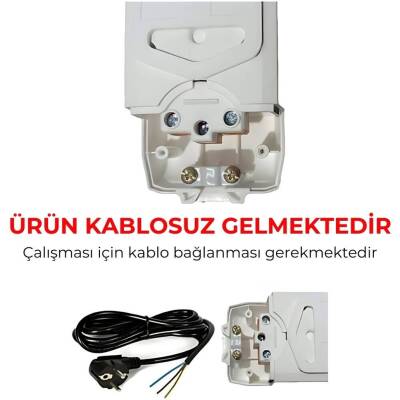 Viko Dörtlü Çoklu Priz, Topraklı,Uzatma Kablosu, Kablosuz, Beyaz - 3