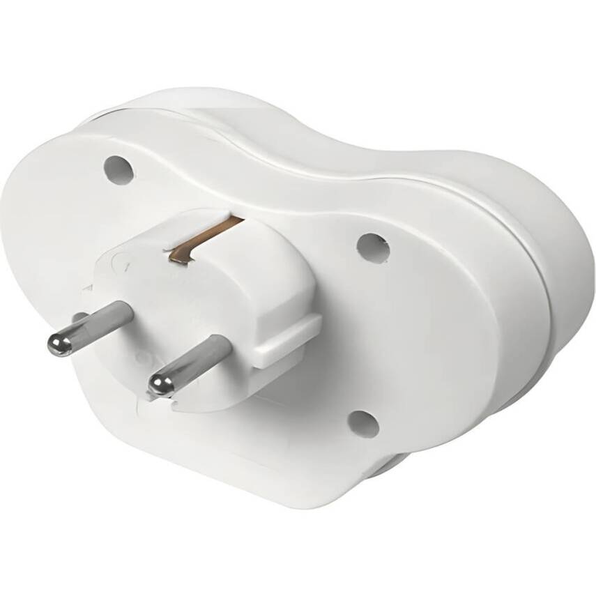 Viko Yonca Priz, İkili Topraklı, 2A USB Çıkışlı, 2li, Beyaz - 2