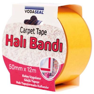 Vodaseal Halı Montaj Bandı, 50 mm 12 m, Güçlü Yapışkan, Dayanıklı - Vodaseal