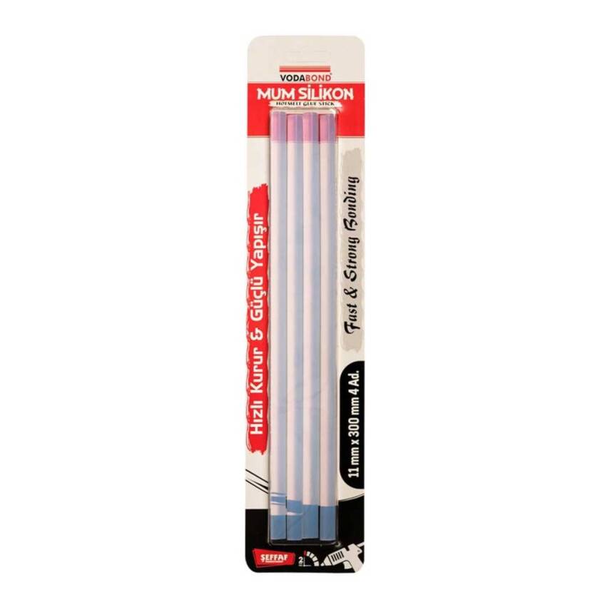 Vodaseal Mum Silikon, 4'lü Paket, 11 mm, 300 mm, Uzun Süre Dayanıklı - 1