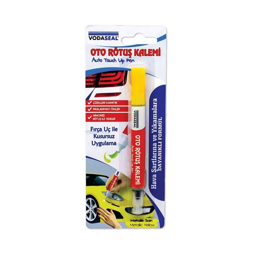 Vodaseal Oto Rötuş Kalemi, 5 ml, Sarı Metalik, Dayanıklı Fırça Uç - 1