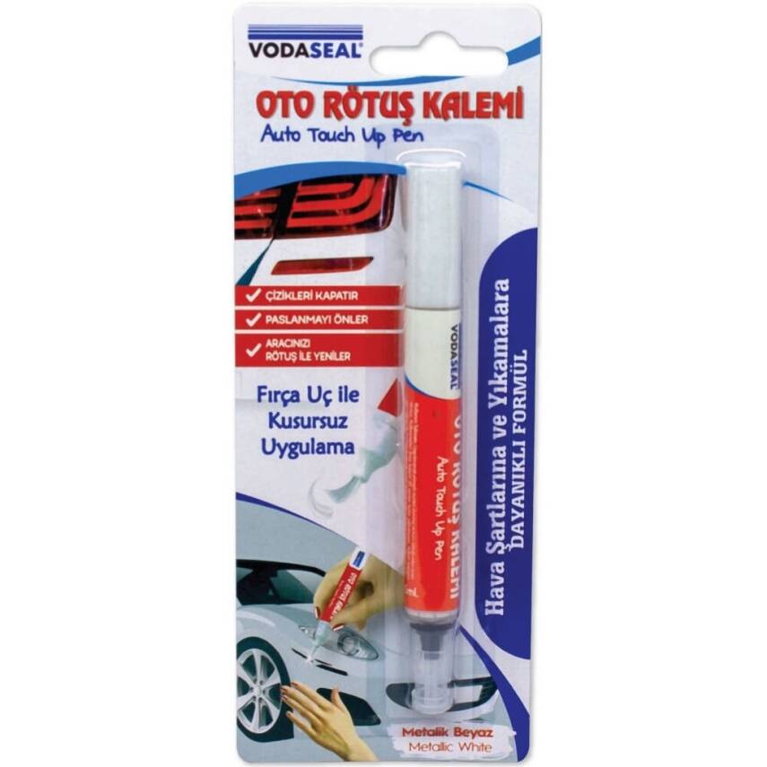 Vodaseal Oto Rötuş Kalemi, Beyaz, 5 ml, Dayanıklı Çizik Kapayıcı - 1