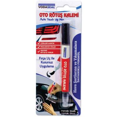 Vodaseal Oto Rötuş Kalemi, Siyah, 5 ml, Dayanıklı Çizik Kapayıcı - Vodaseal