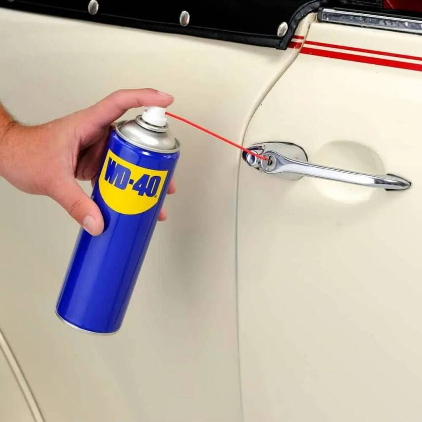 WD-40 Çok Amaçlı Yağlayıcı Sprey, 400 ml, Pas Sökücü, Gıcırtı Giderici - 5